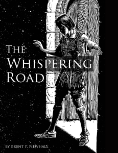 The Whispering Road black-and-white cover